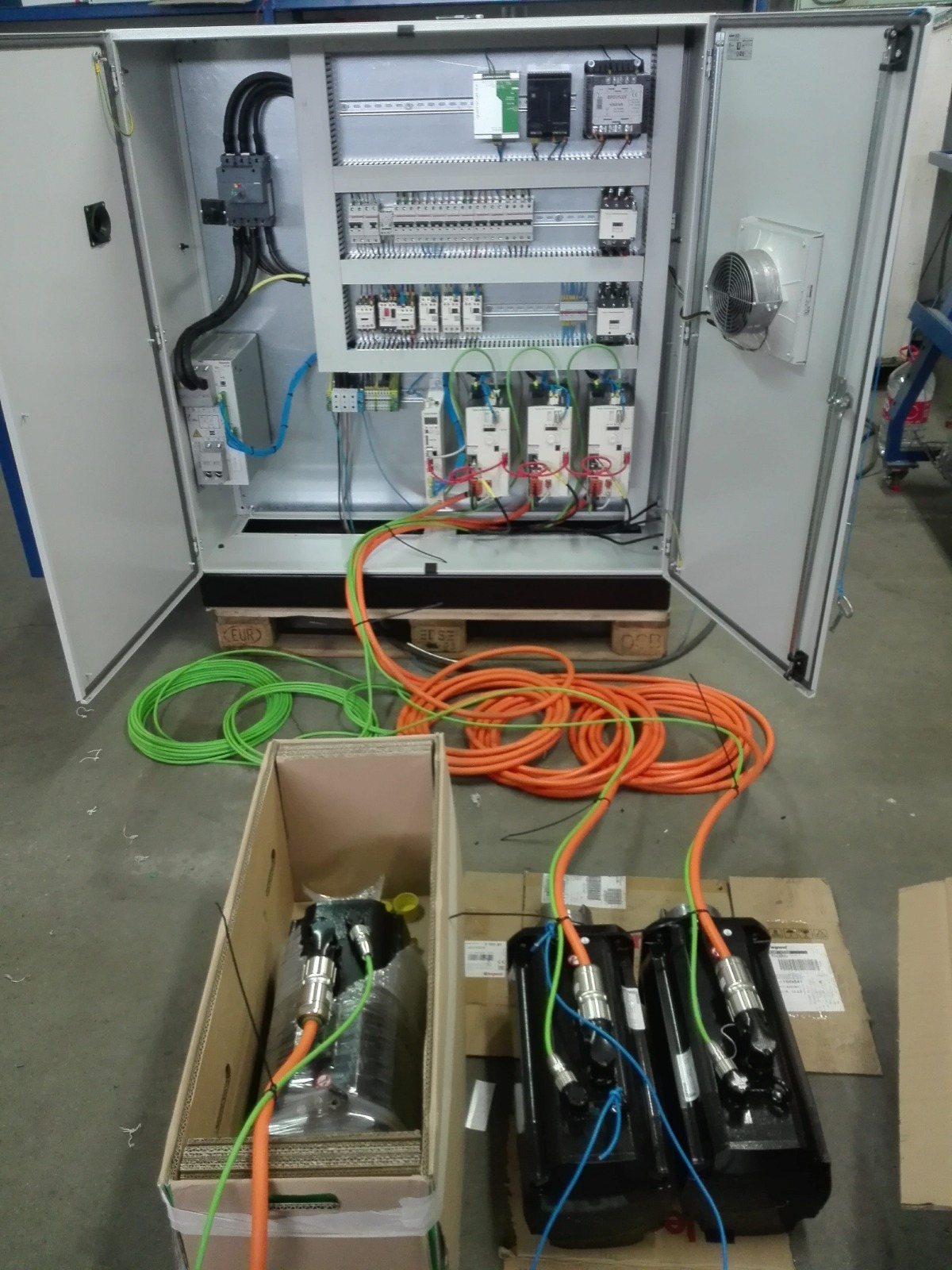 Sistema de control con drives